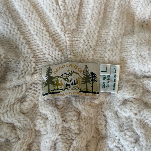 Irish wool cardigan - Picture 2 of 3